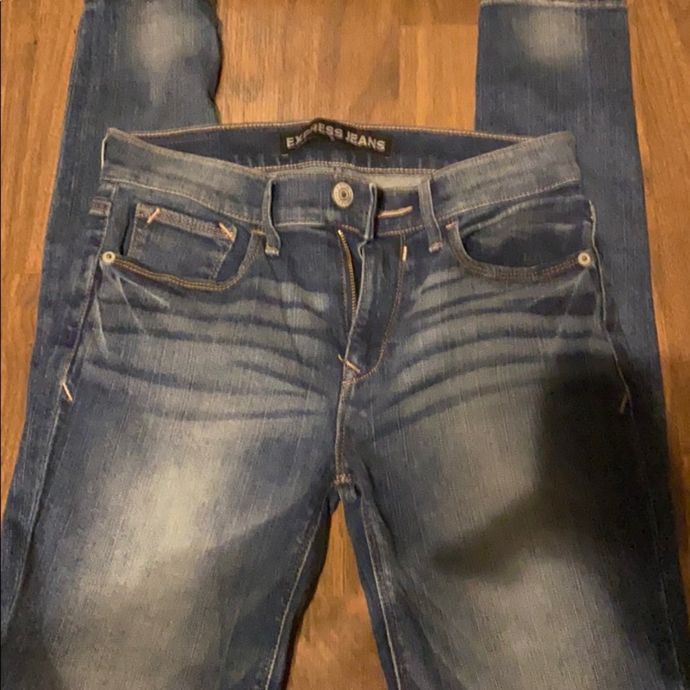 Express Mid Rise Legging Jeans